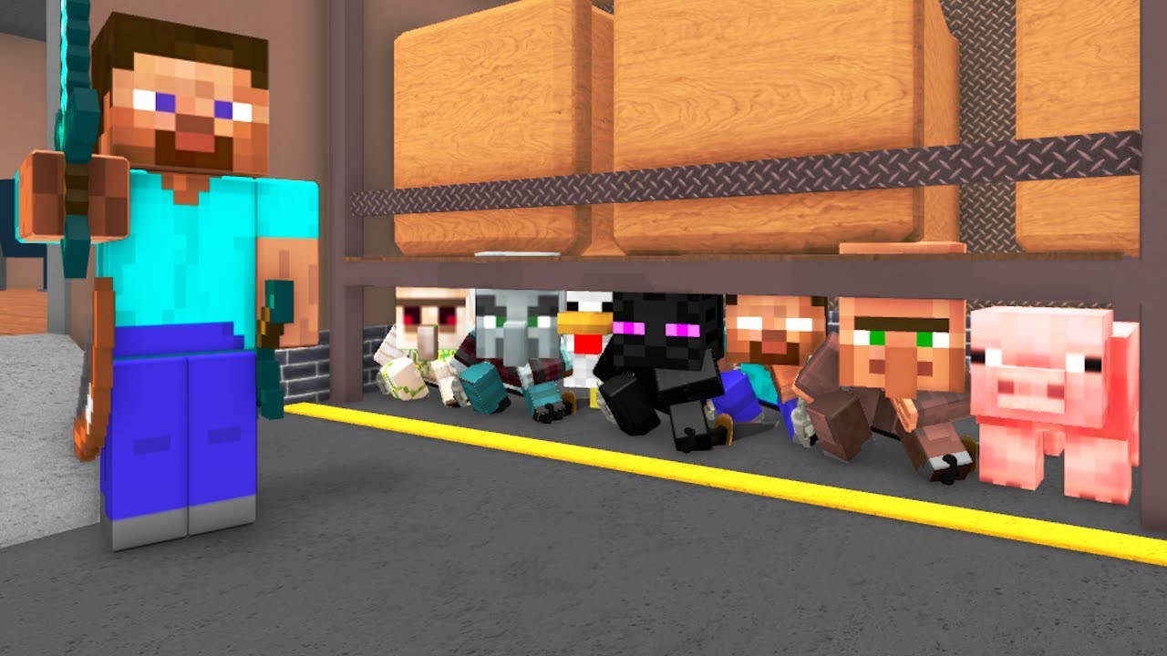 Minecraft Hide and Seek in Murder Mystery 2!