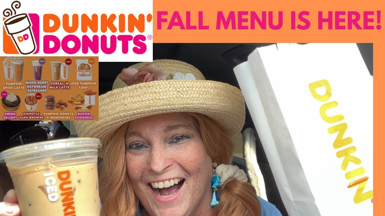DUNKIN DONUTS PUMPKIN SPICE LATTE IS HERE - 2025 - Fall Menu Tasting & Review 