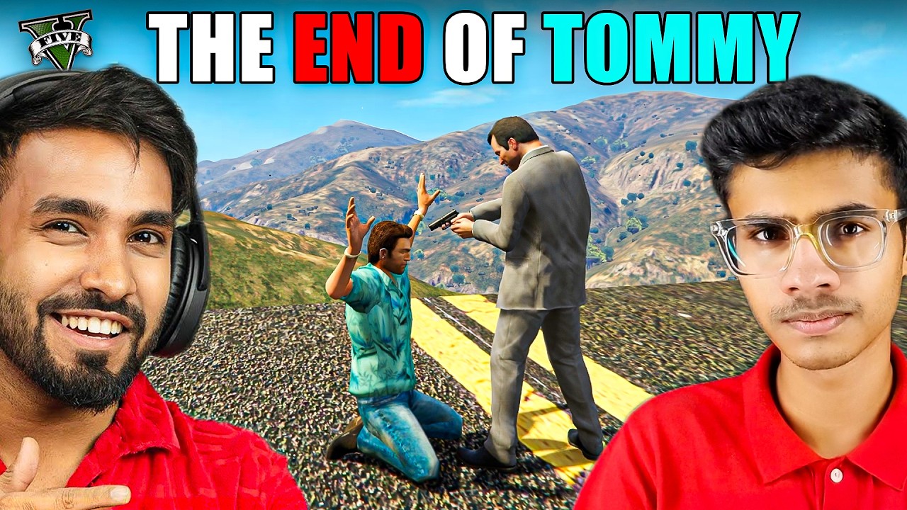 The End Of Tommy - Techno Gamerz Vs Tommy Vercetti In GTA 5 Real Life!