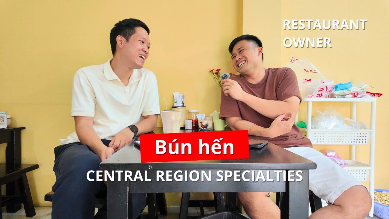 He Cooks Saigon’s Best-Selling Bún Hến With Love & Passion!