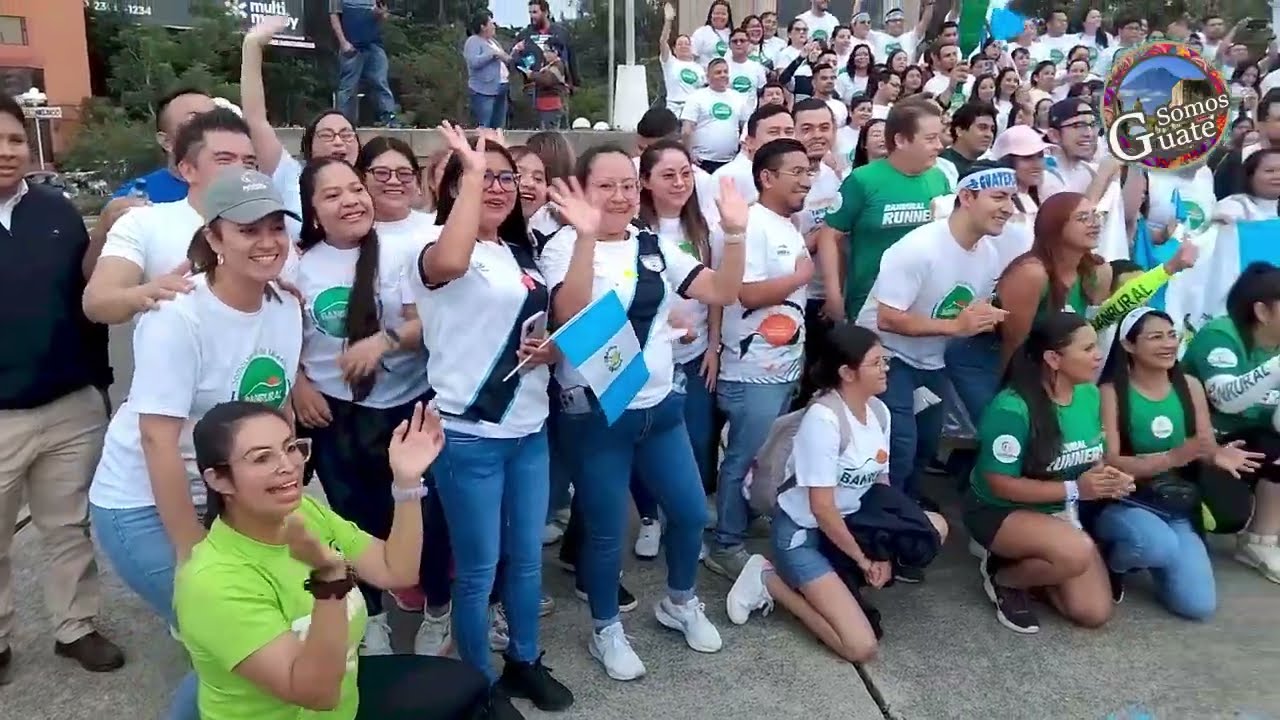 Inicia El Fuego De Las  Antorchas Ciudad Guatemala.