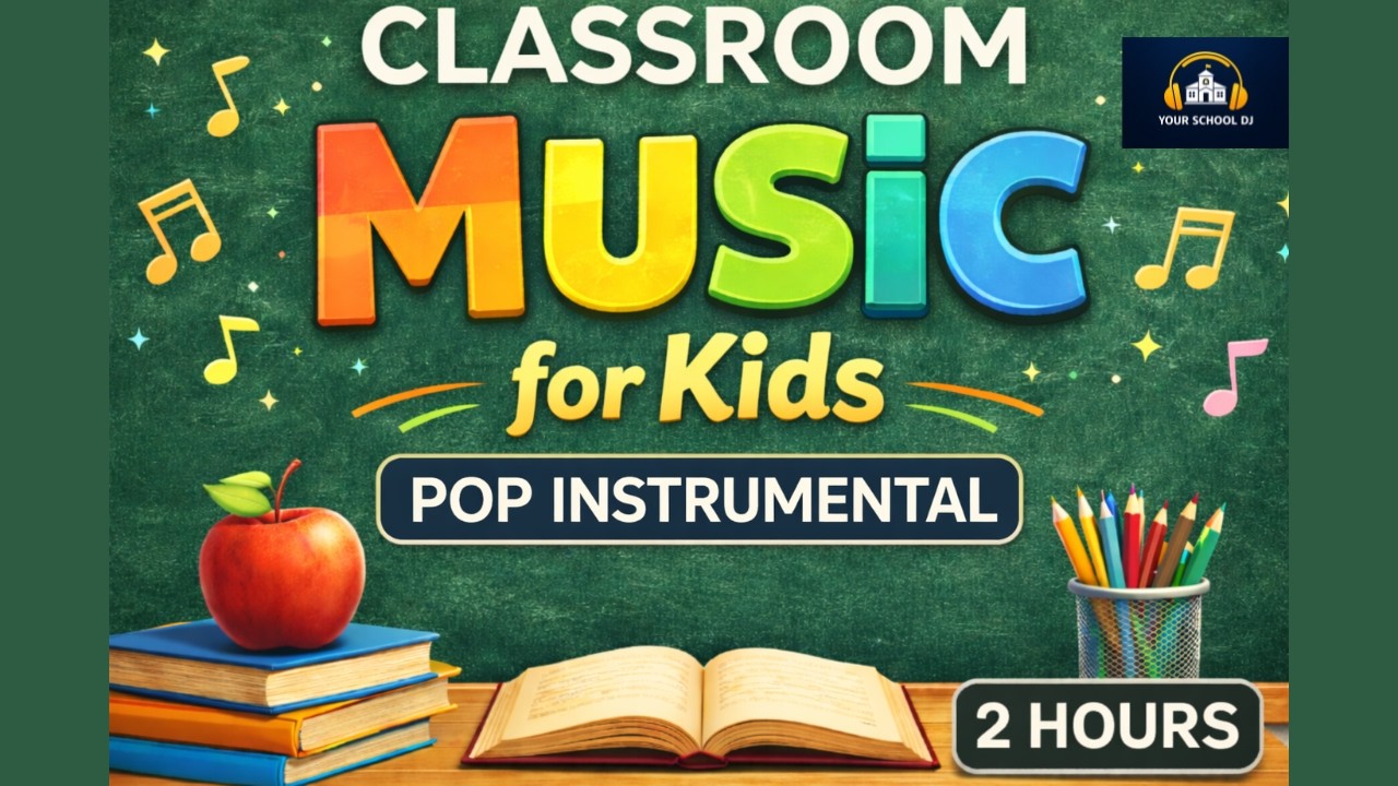 Instrumental Focus Music for School & Homework - Classroom Music for Kids #classroommusic