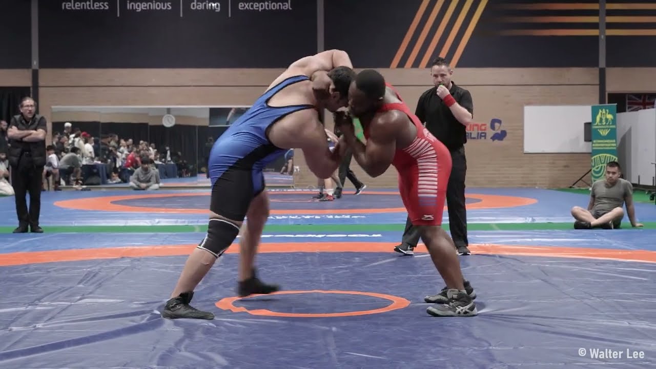 CEDRIC NYASMSI vs ARZHANG JANIPOUR   [4K VIDEO]  -  AUSTRALIAN NATIONAL WRESTLING CHAMPIONSHIPS 2022