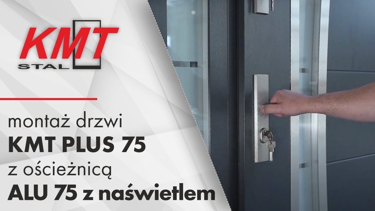 KMT Plus 75 z ościeżnicą ALU75 z naświetlem