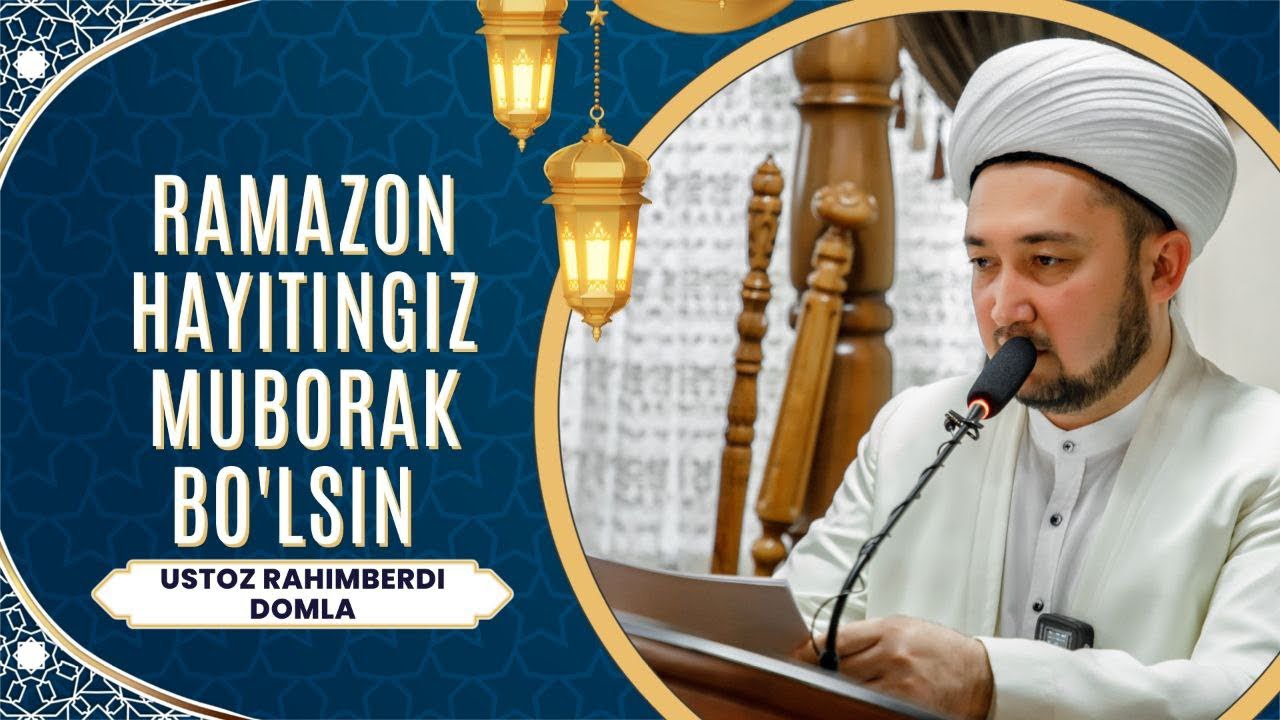 JONLI: Ramazon hayitingiz muborak bo'lsin. 20.03.2026