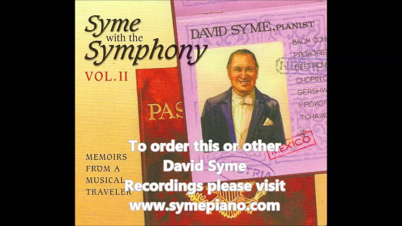 David Syme - Rondo: Vivace, Chopin Concerto No. 1 In E Minor