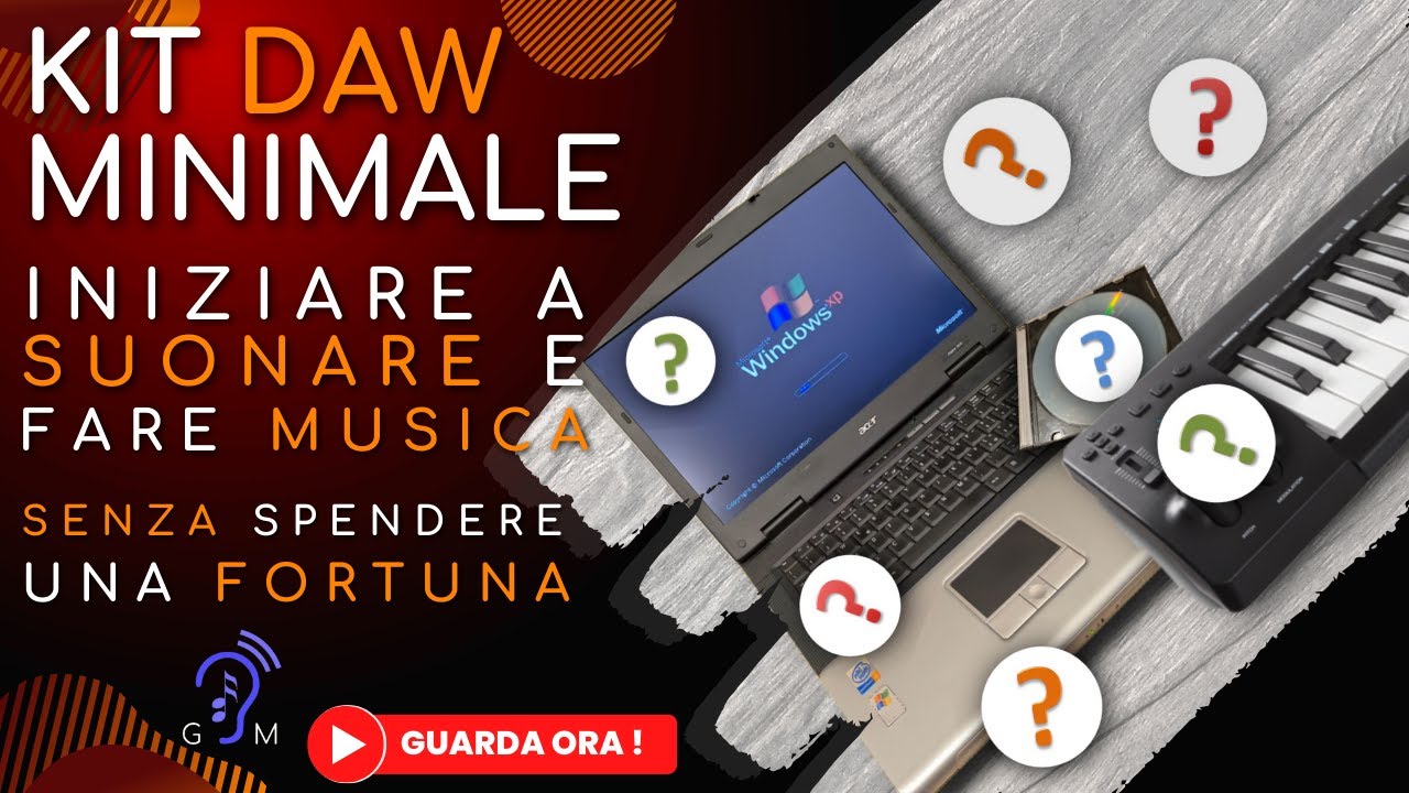 Kit DAW MINIMALE per iniziare a SUONARE e FARE MUSICA