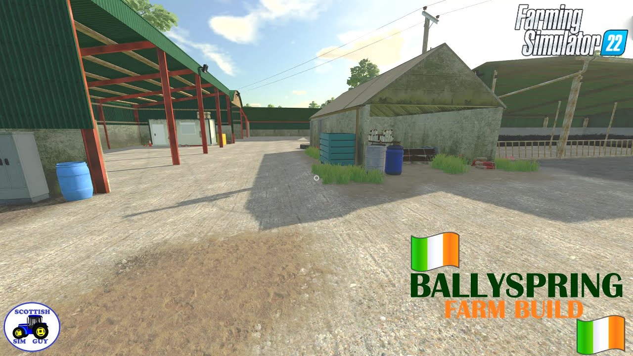 Ballyspring Farm Build / Timelapse / Farm Build / Farming Simulator 22 / FS22 / Farming Simulator