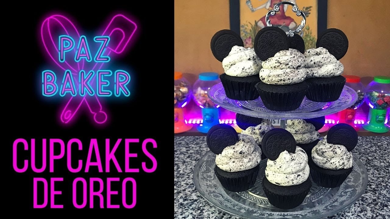 CUPCAKES DE OREO | PAZ BAKER