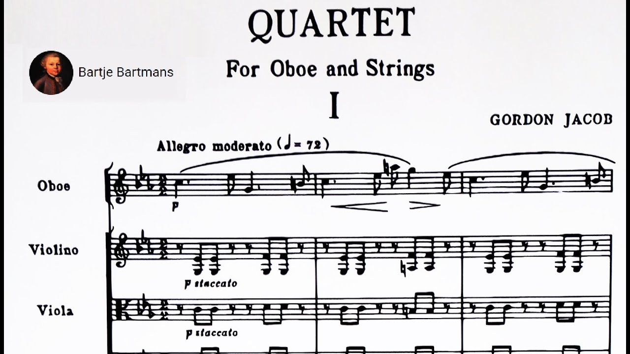 Gordon Jacob - Oboe Quartet (1938)