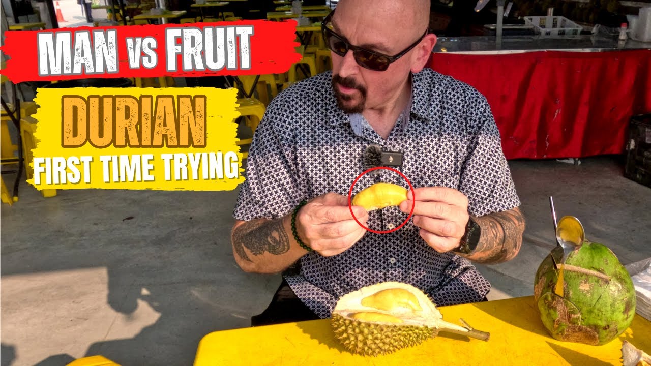 MUSANG KING DURIAN Showdown: Man Vs Fruit! Trying Durian for the 1st time, who will win! 🇲🇾