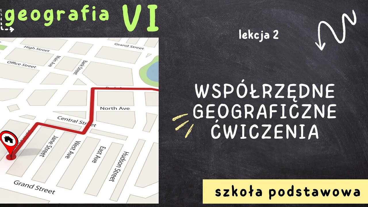 Geografia klasa 6 [Lekcja 2 - Współrzędne geograficzne - ćwiczenia]