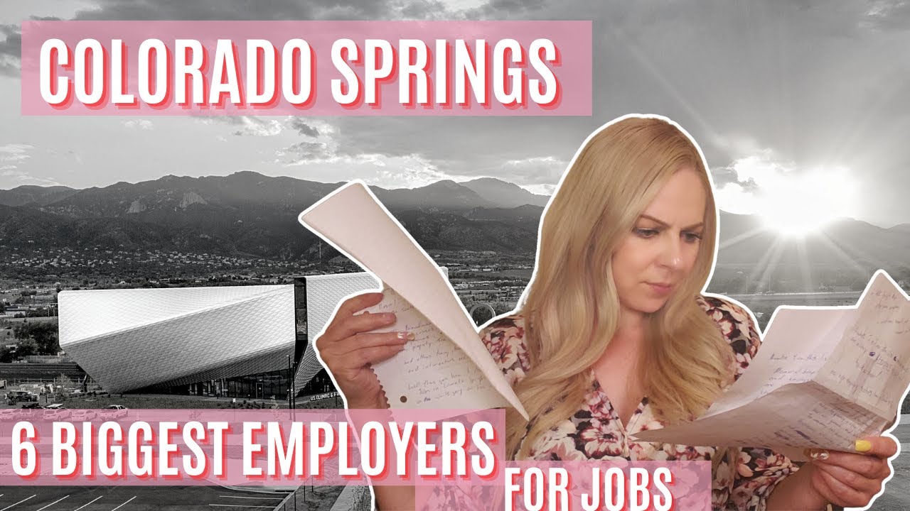 6 BIGGEST EMPLOYERS FOR JOBS IN COLORADO SPRINGS