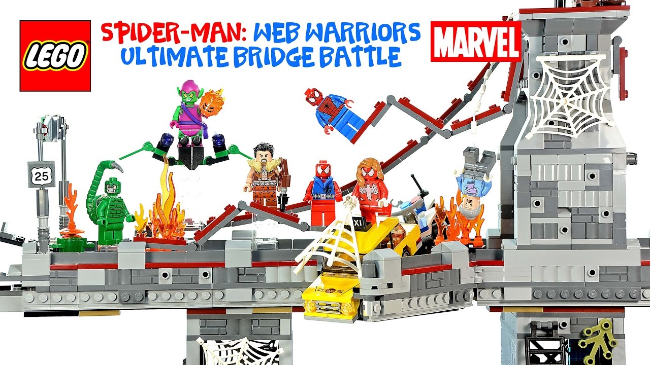 LEGO Spider-Man Web Warriors Ultimate Bridge Battle 76057 Speed Build w/ Green Goblin & Scorpion