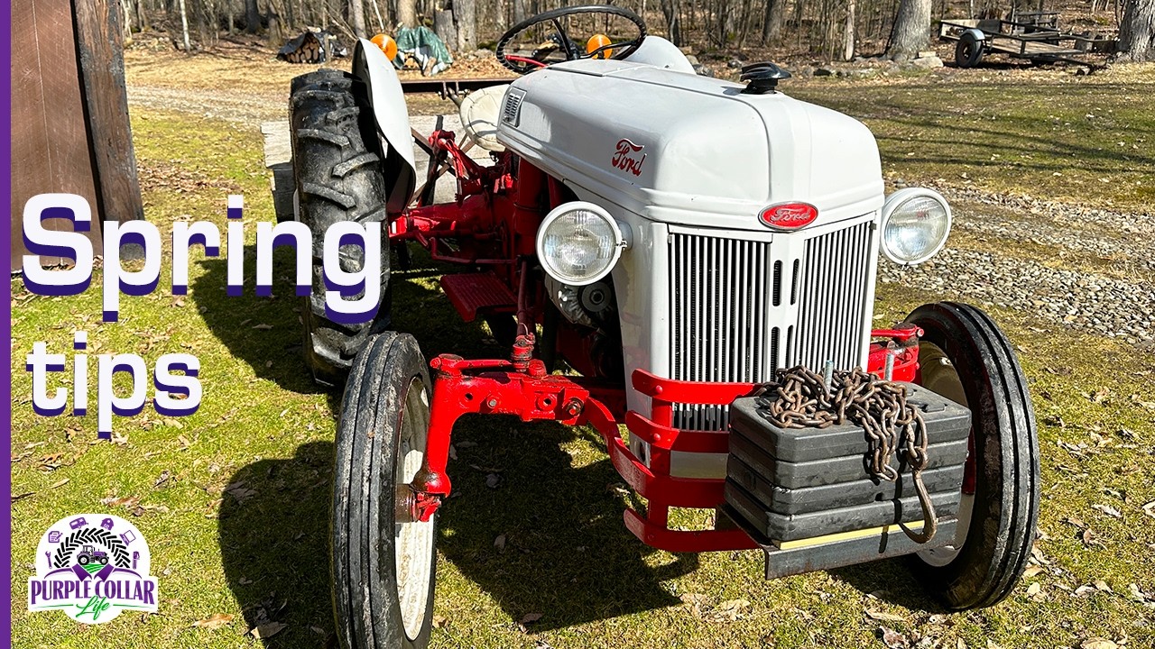 Весеннее техническое обслуживание трактора Ford 8N. Что я проверяю каждый год.