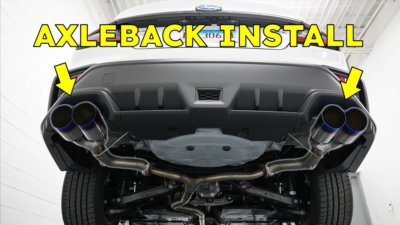 How to Install an Axle Back Exhaust | 2022 Subaru WRX