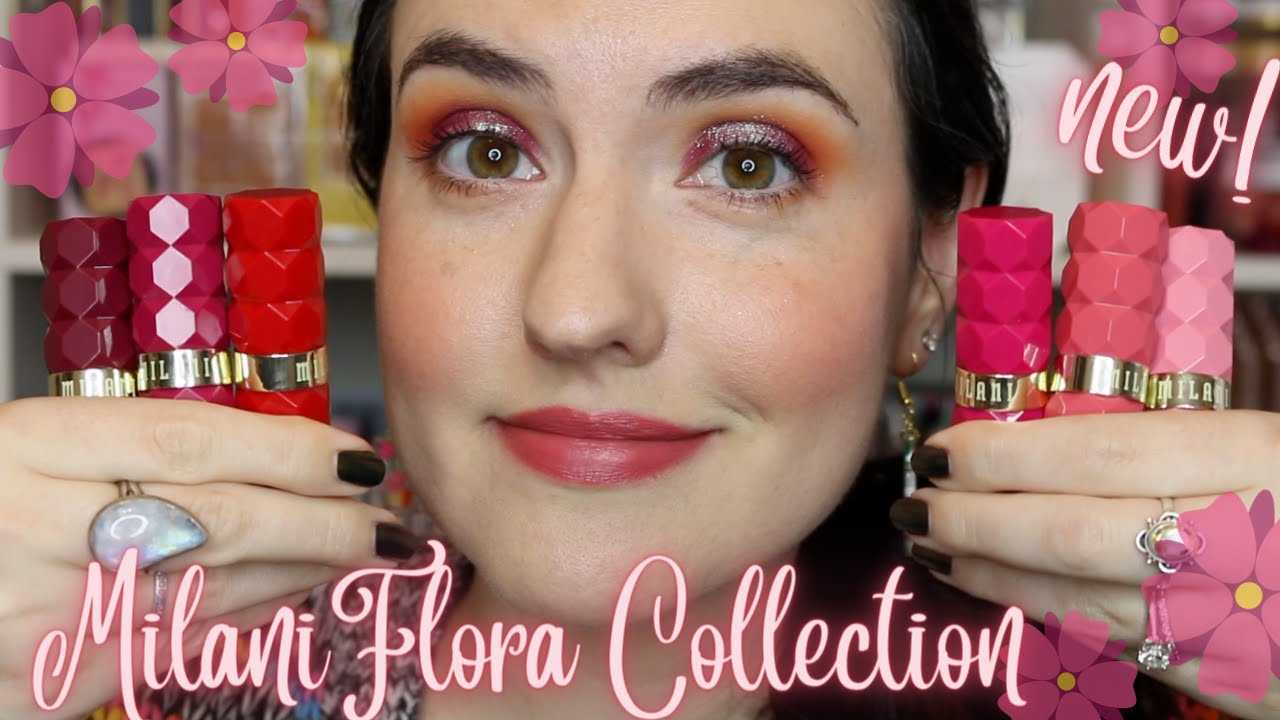 Milani Color Fetish Matte Lipsticks FLORA Collection | Lip Swatches of All 6 Shades + Review