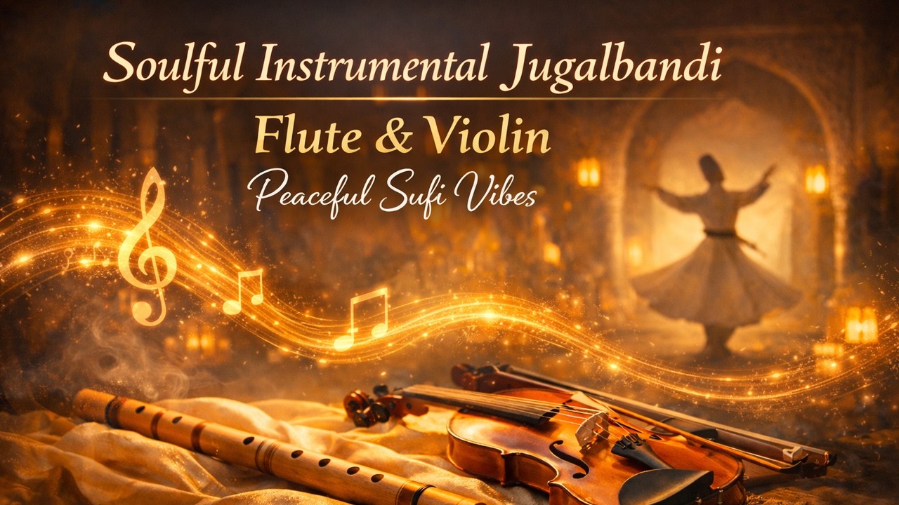 Soulful Instrumental Jugalbandi | Flute & Violin | Peaceful Sufi Vibes