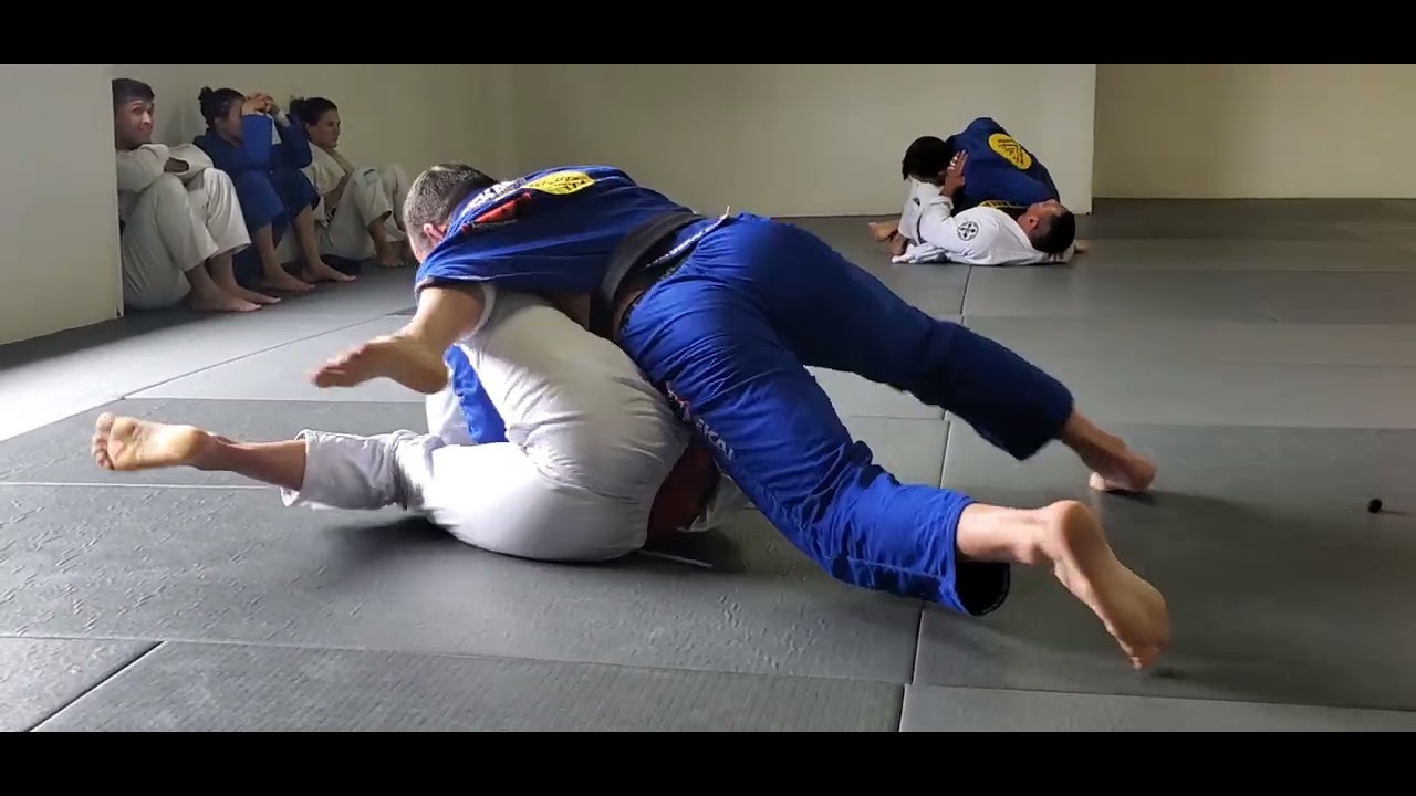 high level  female black belt vs high level black black belt male