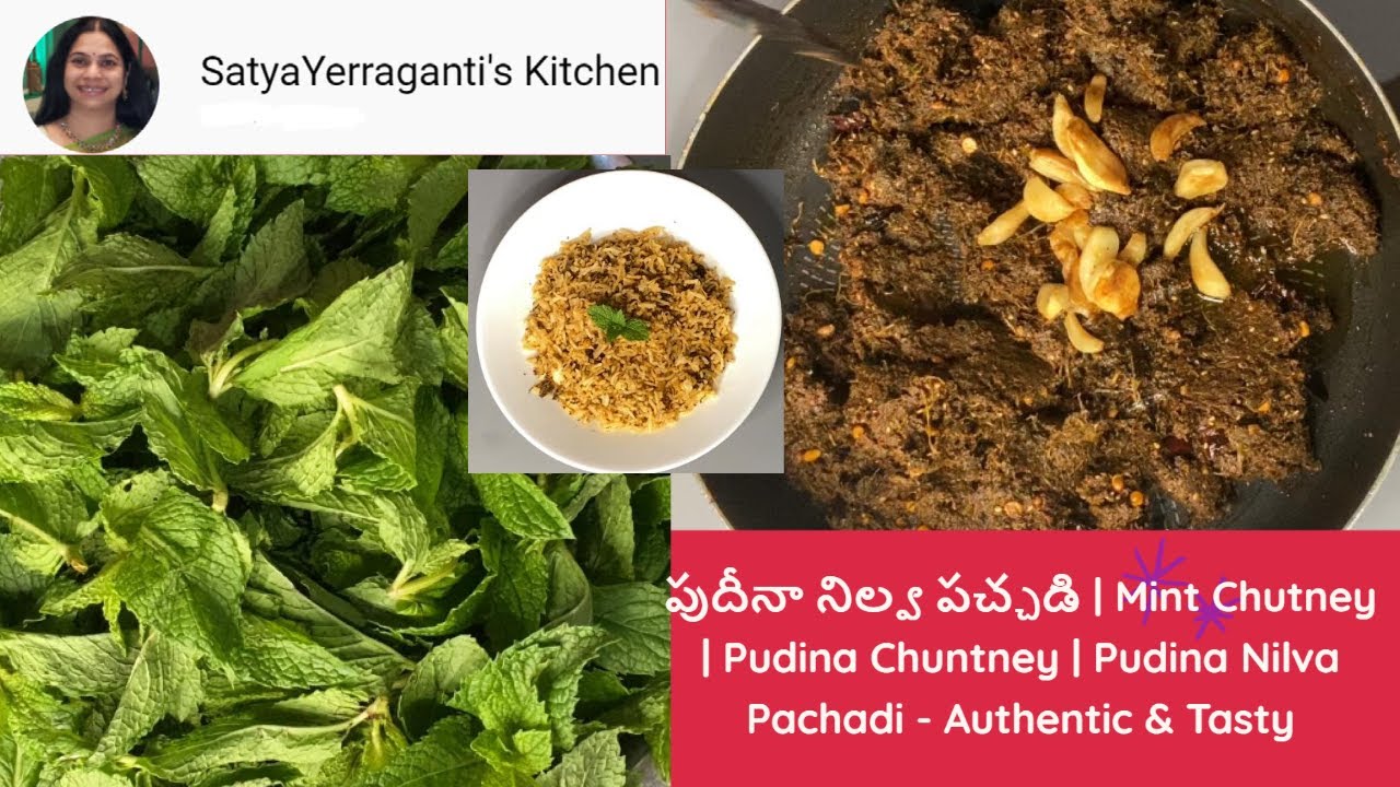 పుదీనా నిల్వ పచ్చడి  |  Mint Chutney | Pudina Chuntney | Pudina Nilva Pachadi - Authentic & Tasty