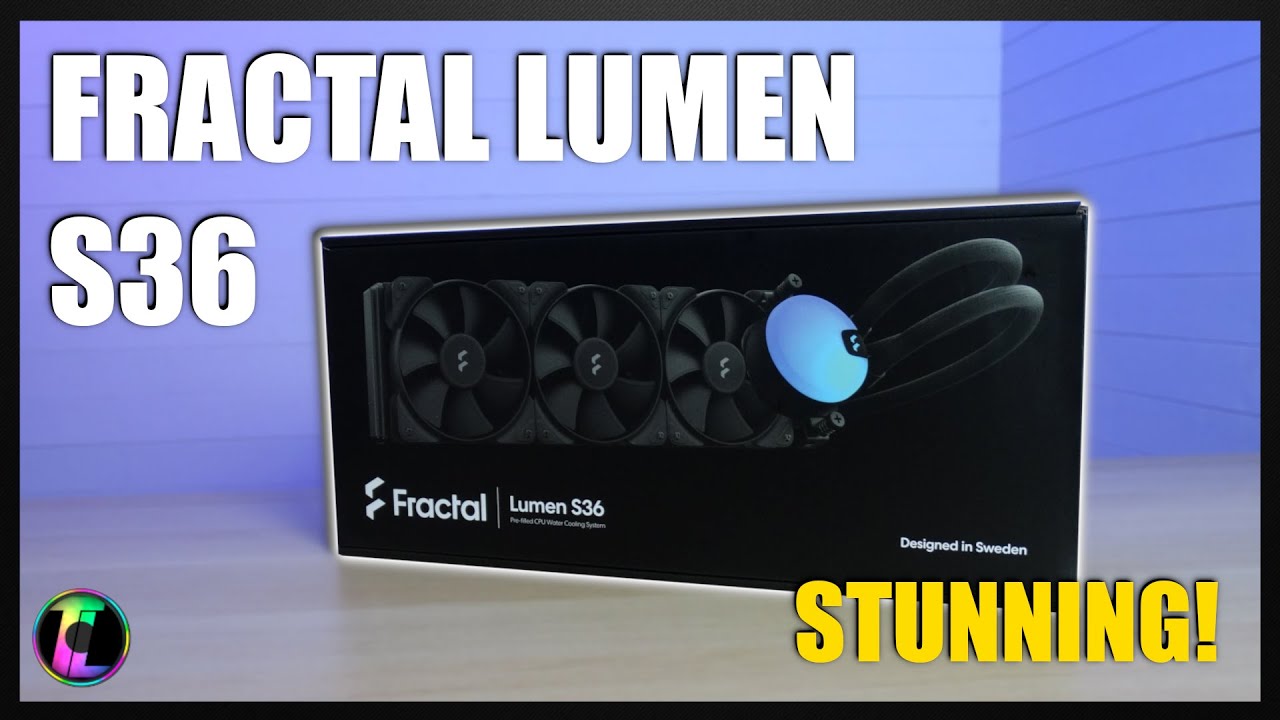 The Fractal Lumen S36 - A Stunning All in One Cooler.