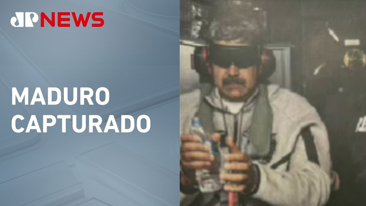 Trump publica imagem de Maduro preso a bordo de navio dos EUA