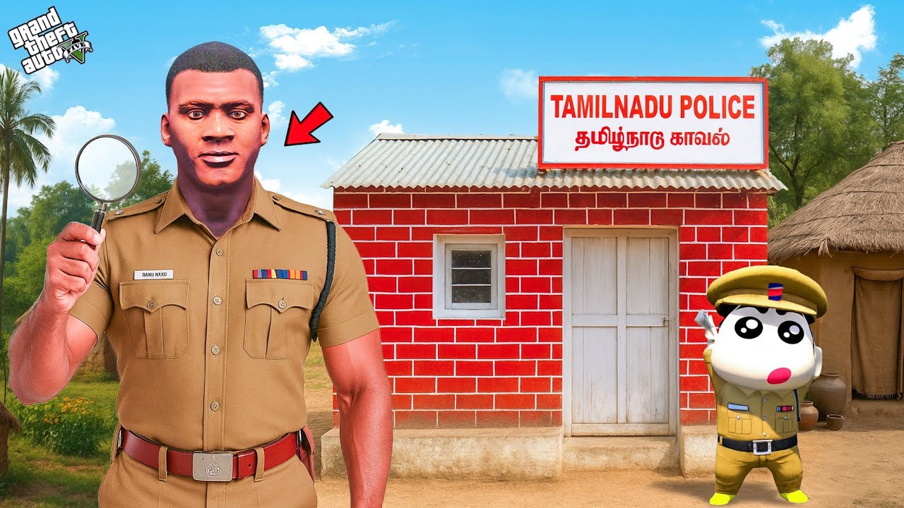 Franklin Become A New Tamilnadu Village Police in GTA 5