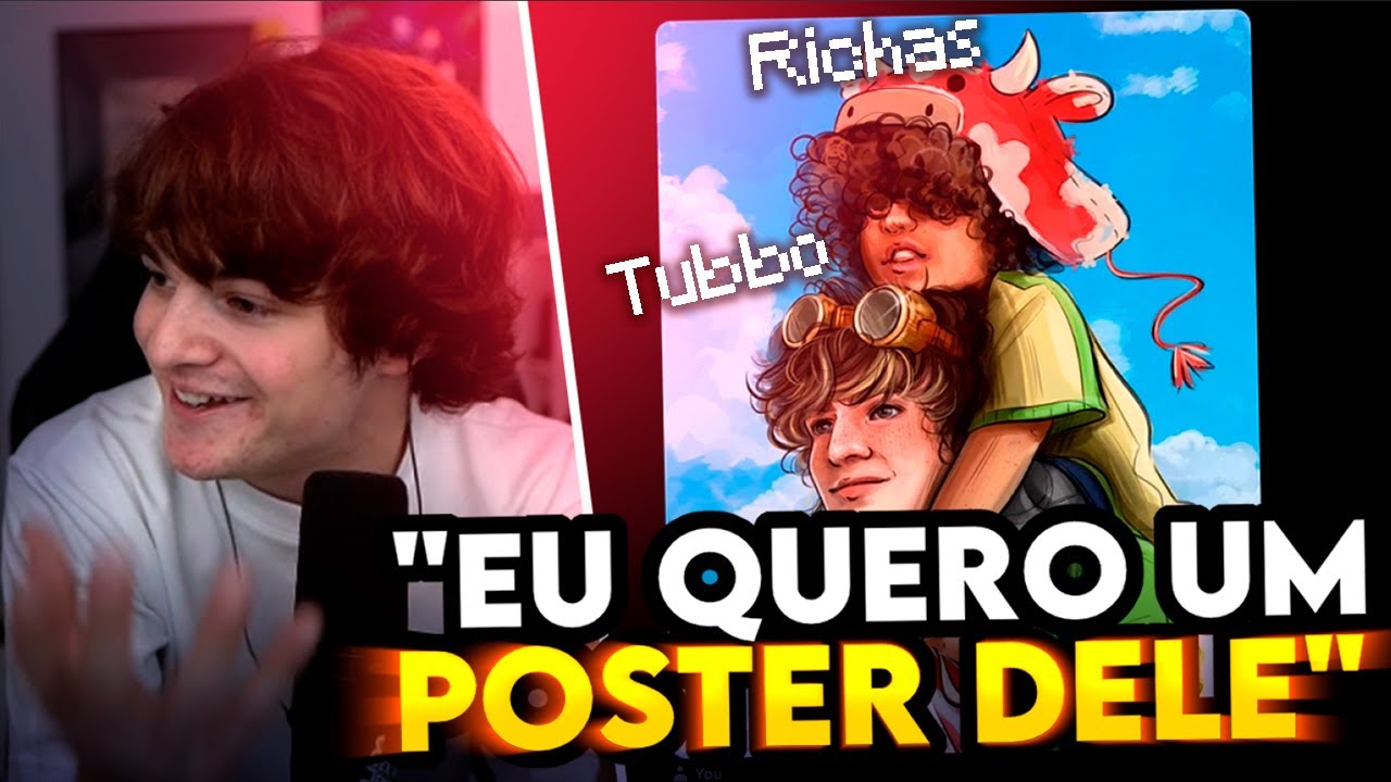 TUBBO FOI 100% CONQUISTADO PELO RICHARLYSON E QUER UM POSTER DELE! - QSMP