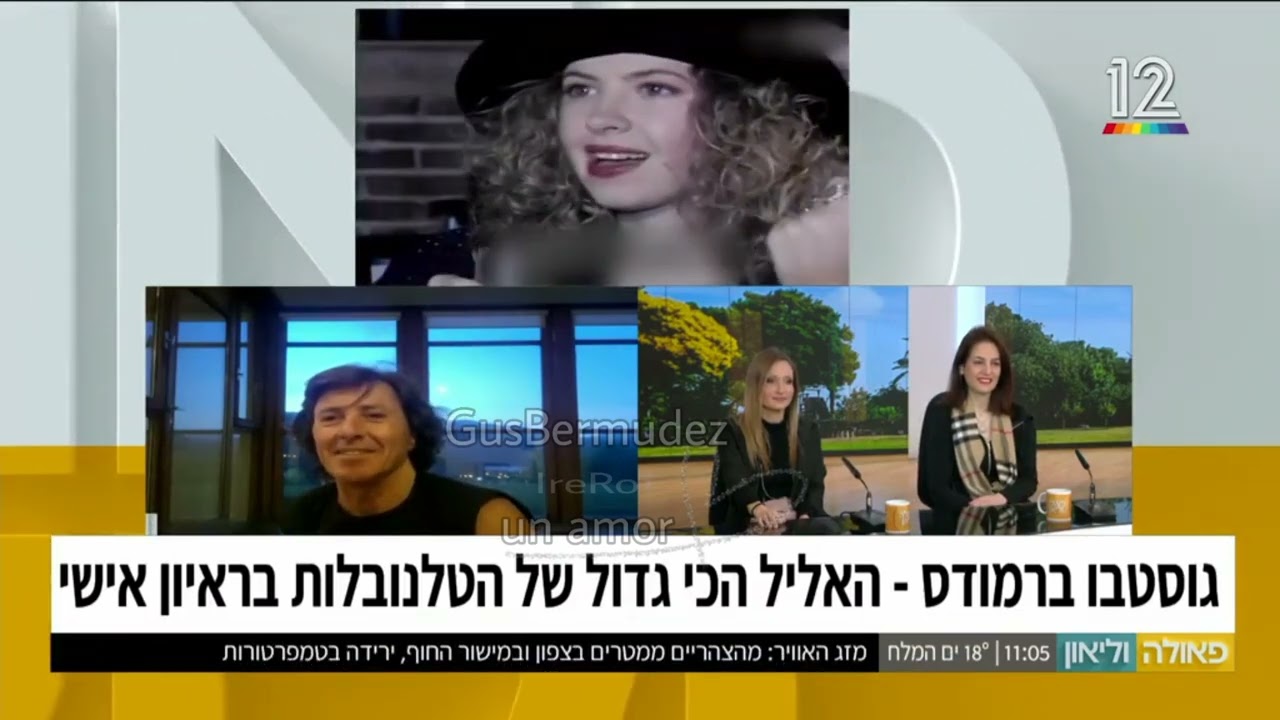 Entrevista a Gustavo Bermúdez para la TV de Israel (12/01/2023)