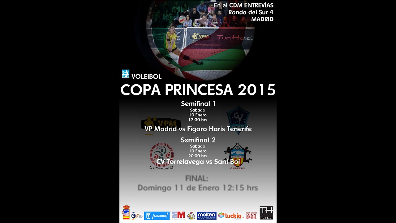 COPA PRINCESA 2015 Final: Figaro Haris Tenerife - CV Torrelavega