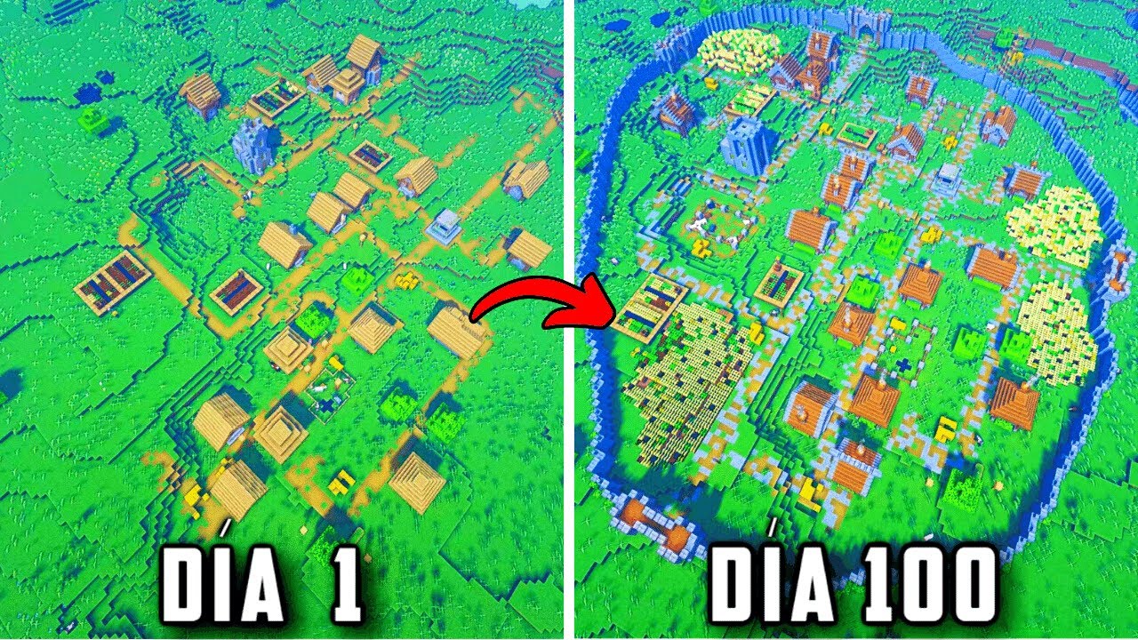 COMO MEJORAR una ALDEA en MINECRAFT SURVIVAL