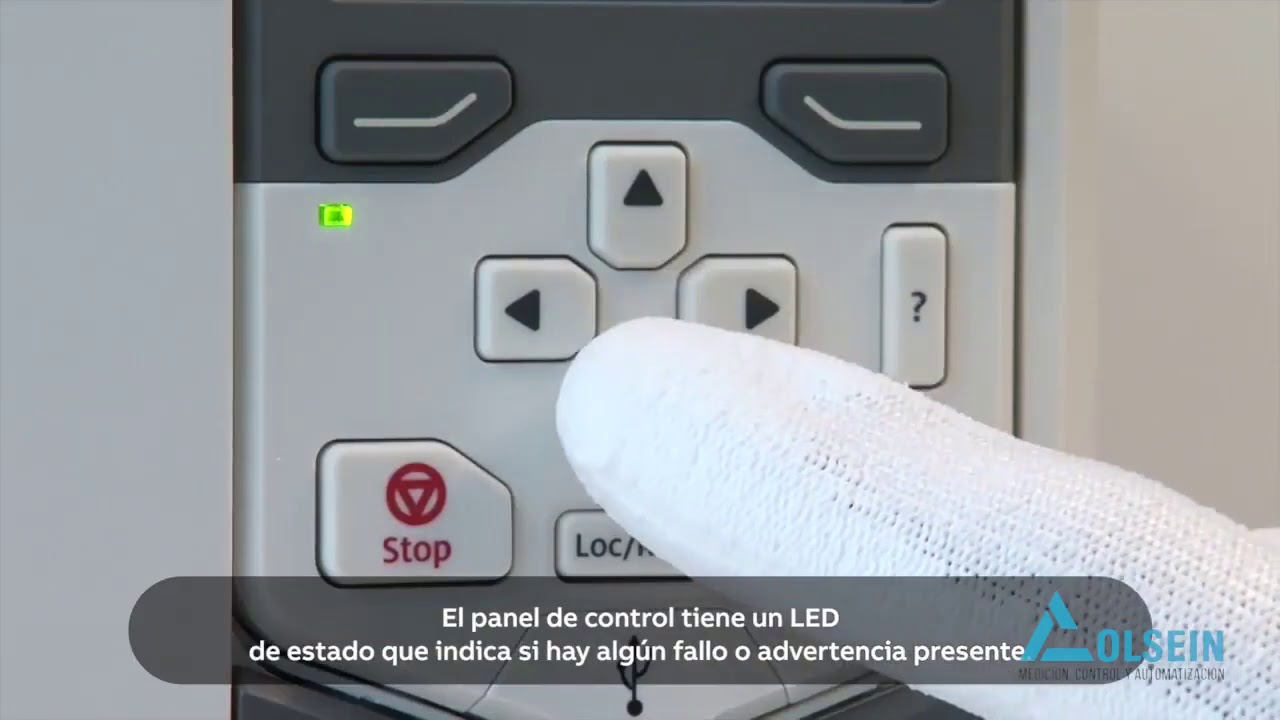 ABB ACS580 Cómo utilizar el panel de control del variador - Colsein SAS