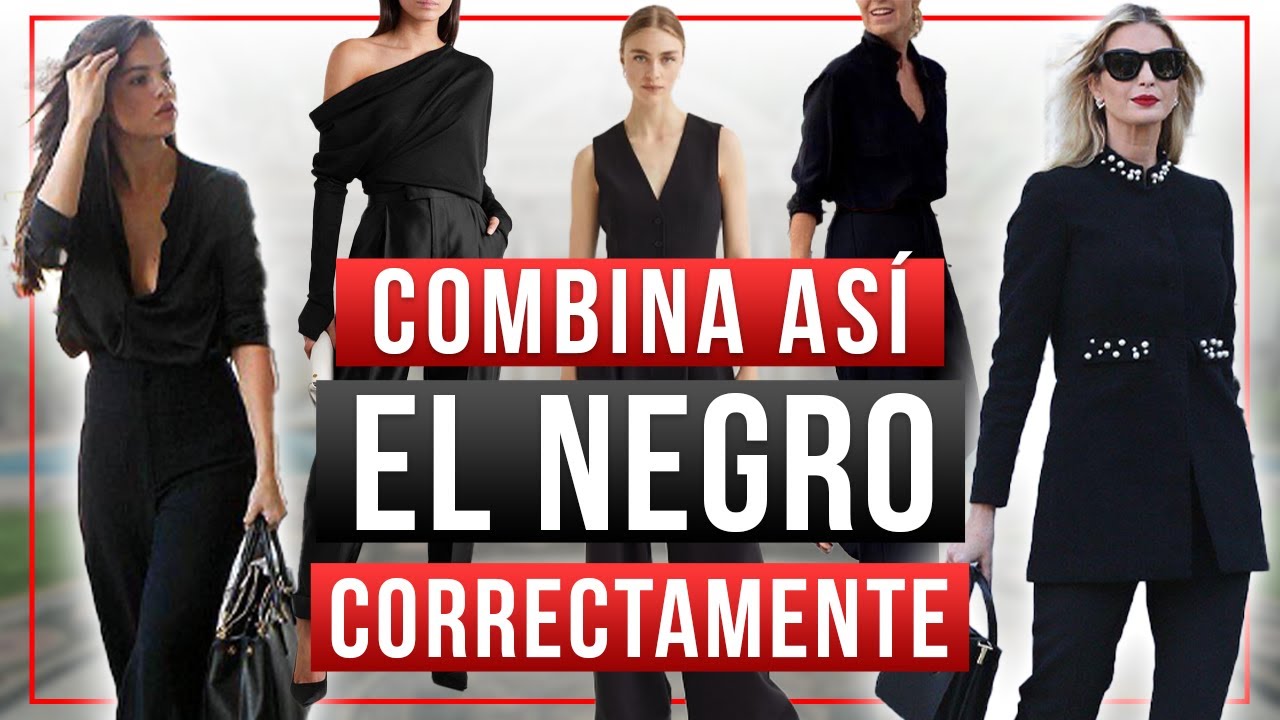 Cómo usar el negro en Outfits correctamente y resaltar tu belleza a cualquier edad!