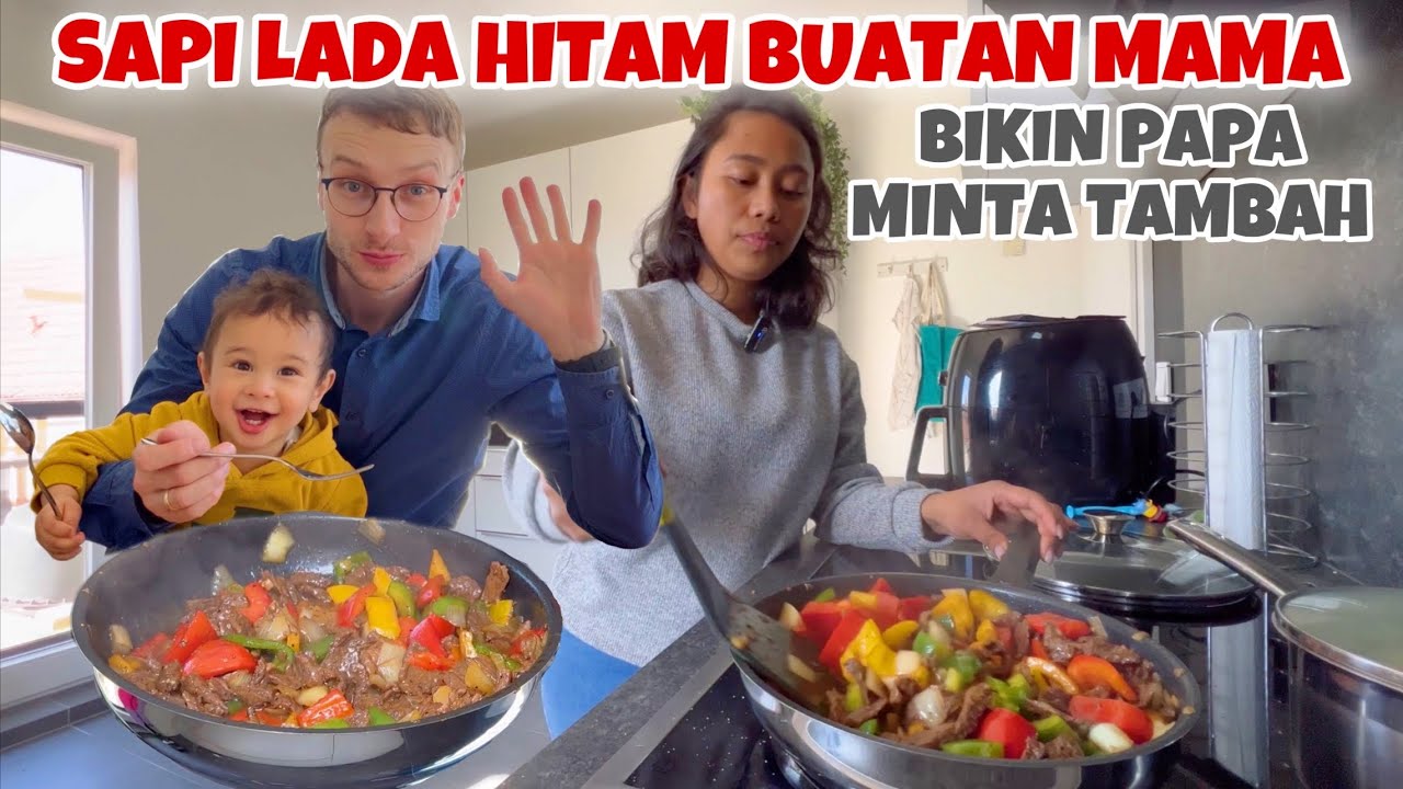 PERTAMA KALI MASAK SAPI LADA HITAM ENAK BANGET 🤤