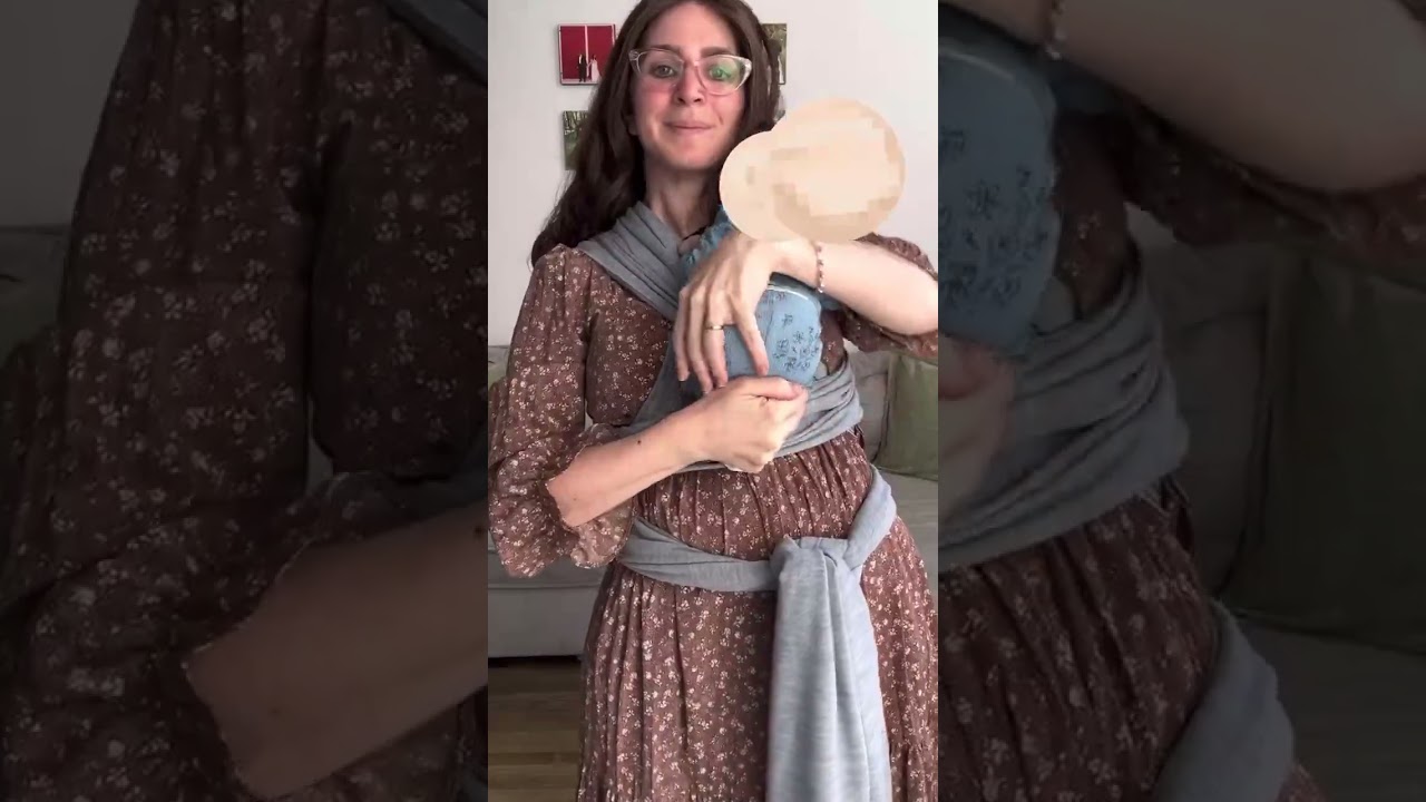 Как использовать переноску-кенгуру KeaBabies Baby Wrap Carrier #keababies #shorts