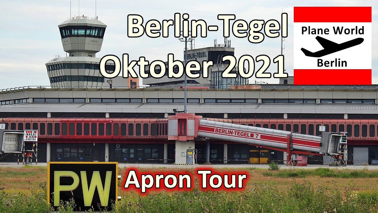 Flughafen Berlin-Tegel Airport in October 2021 // Apron tour at closed TXL