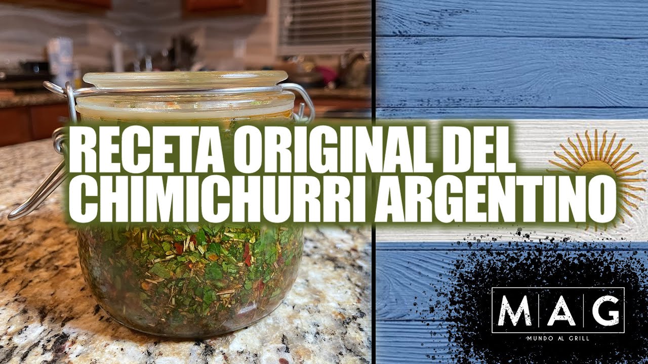 Chimichurri Original ARGENTINO 🇦🇷 [Historia+Receta] | MAG🔥