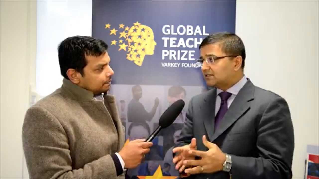 Interview with Vikas Pota, CEO of the Varkey Foundation.