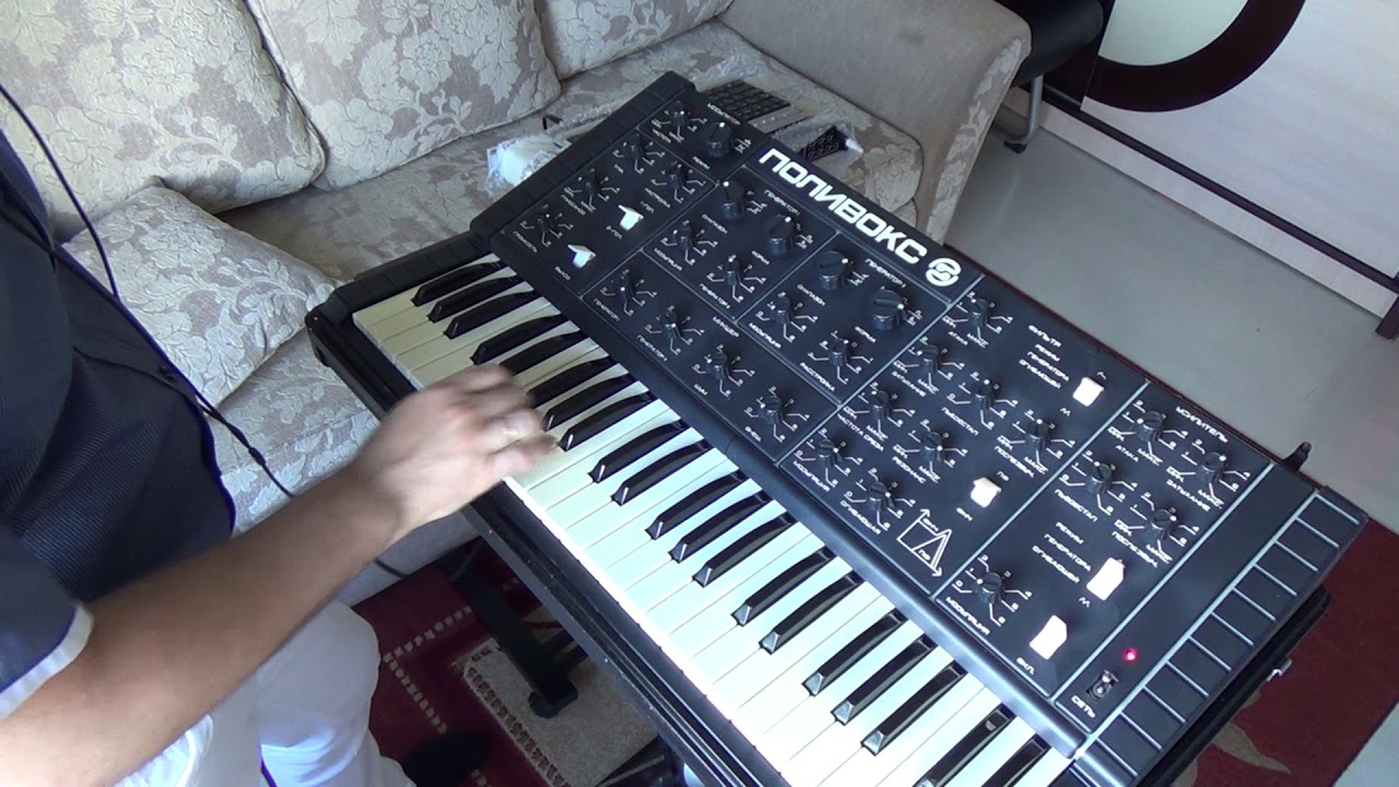 Polivoks Polyvox - Russian Analog synth from the 80's Soviet Synthesizer