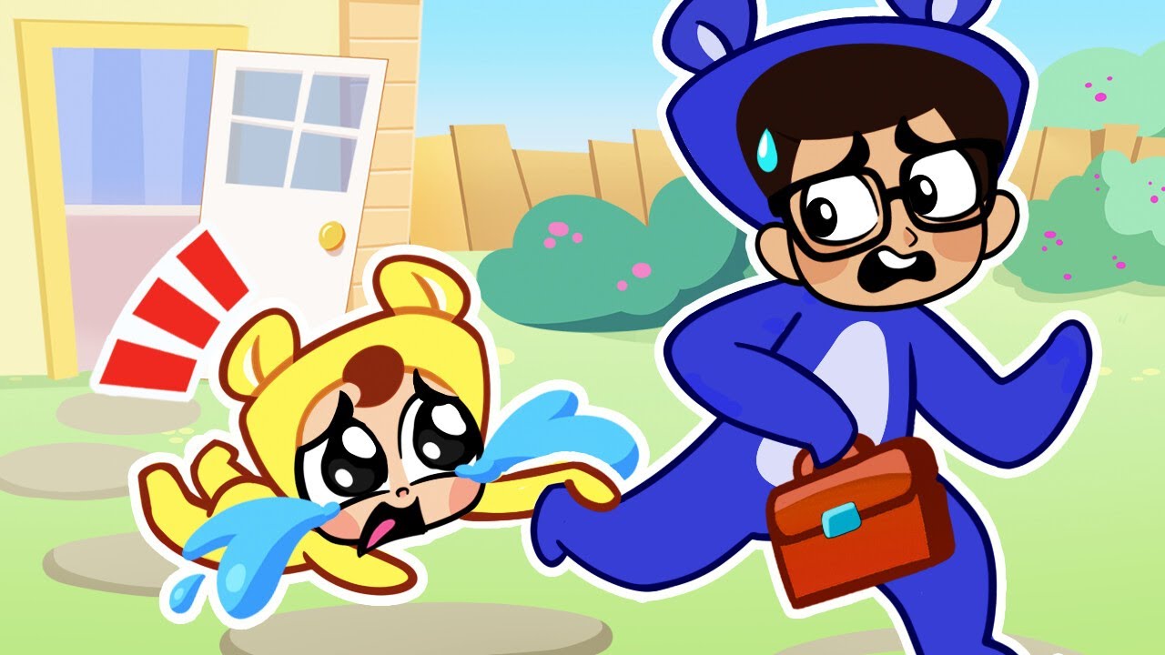 Oh No! Where Is My Daddy? 😭 Daddy, Don't Leave Me! 😢 When Dad Is Away | Cartoons For Kids