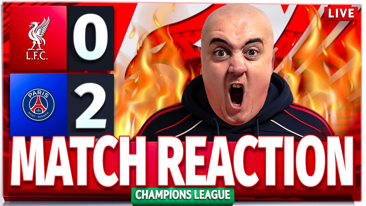 LIVERPOOL 0-2 PSG! Craig's LIVE Match Reaction