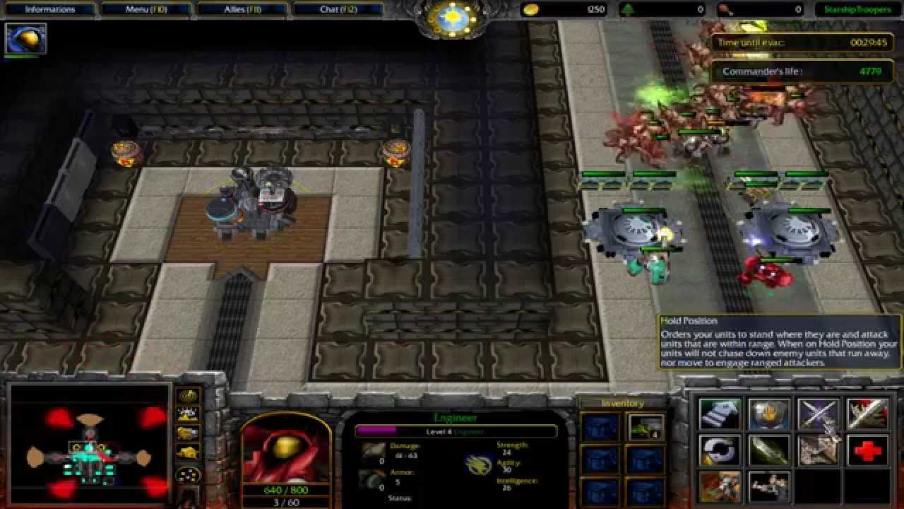 Warcraft 3 TFT - STARSHIP TROOPERS #2
