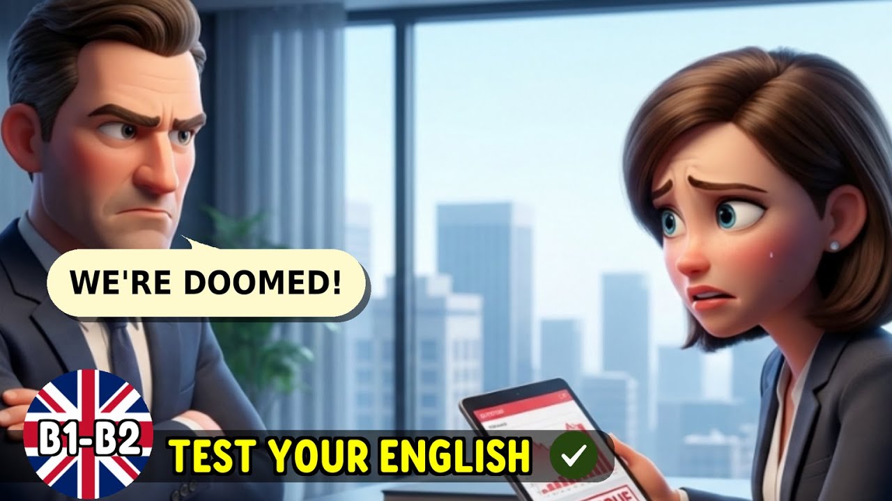 PROJECT FAILED! 😱 How to Handle a Crisis in English 🇬🇧 English Dialogue (B1/B2)