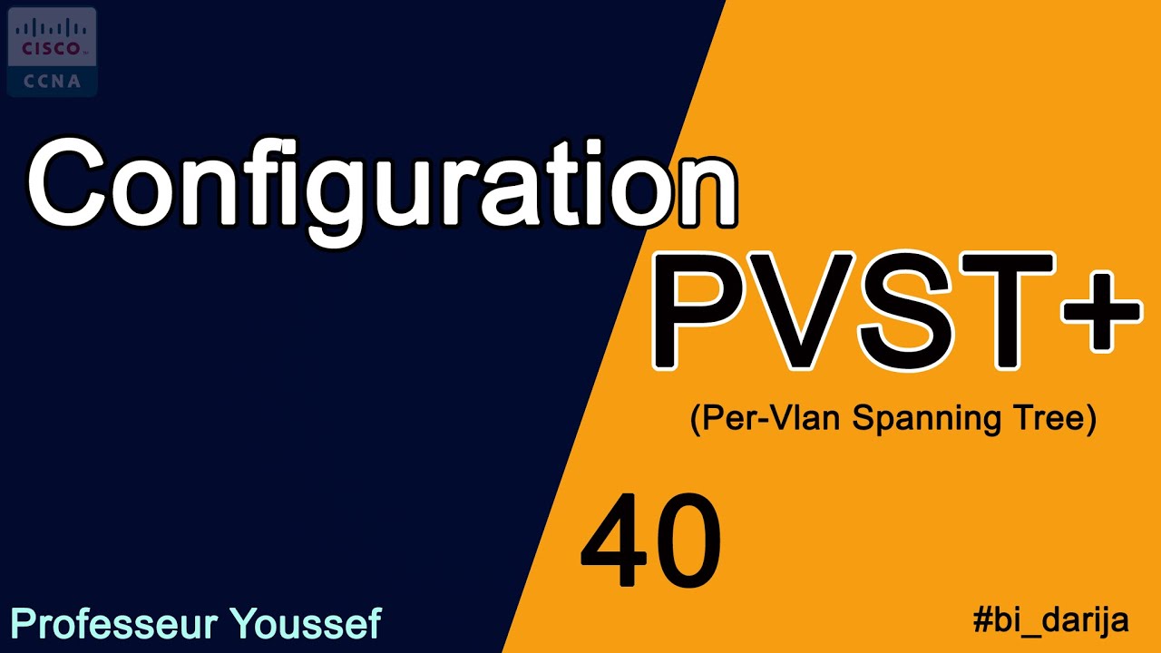 40-Configuration Per-Vlan Spanning Tree (PVST+)