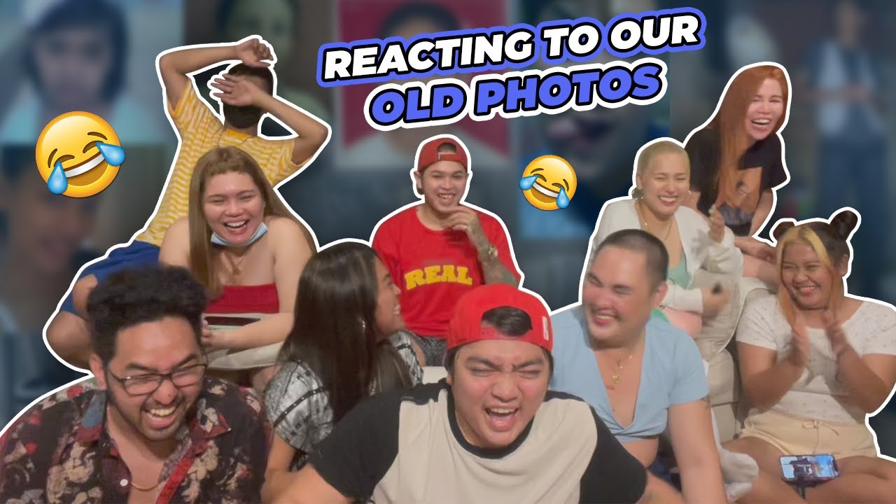 REACTING TO OUR OLD PHOTOS (TINATAGONG GANDA NA DI MO INAKALA)