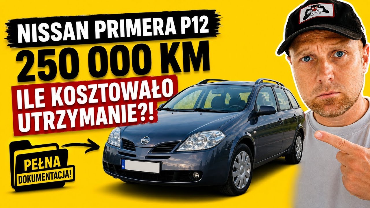 Nissan Primera p12 - (prawie) kompletna dokumentacja napraw od nowości! Co się psuło najczęściej?