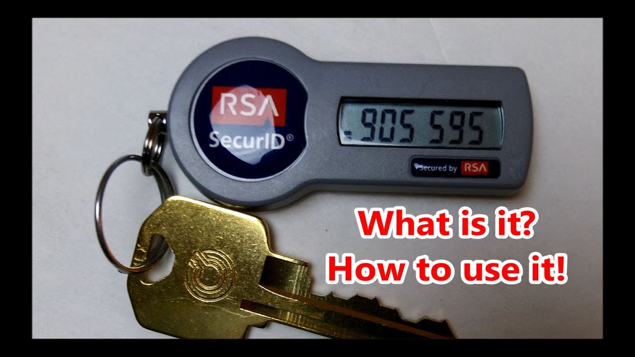 Токен RSA SecureID / брелок: двухфакторная аутентификация: Eye-On-Stuff