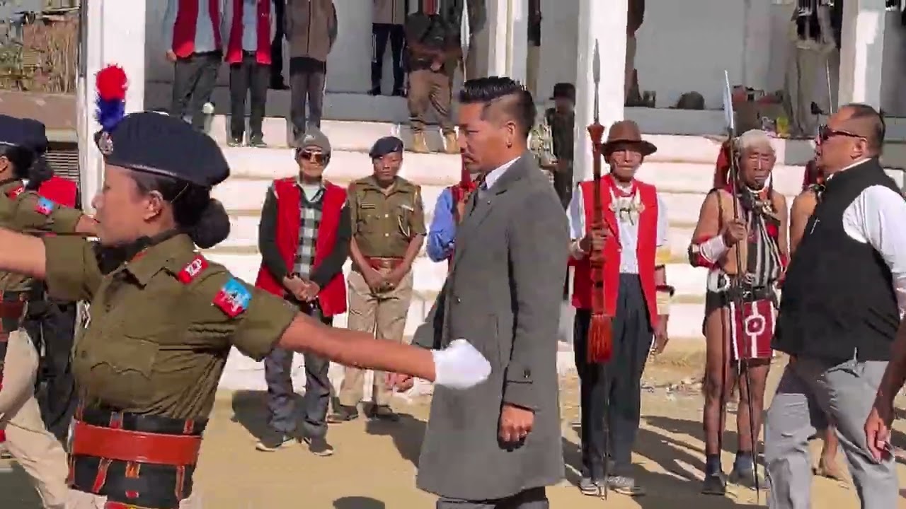 77th Republic Day Celebration Kiphire  ||  Kiphire Town Nagaland 