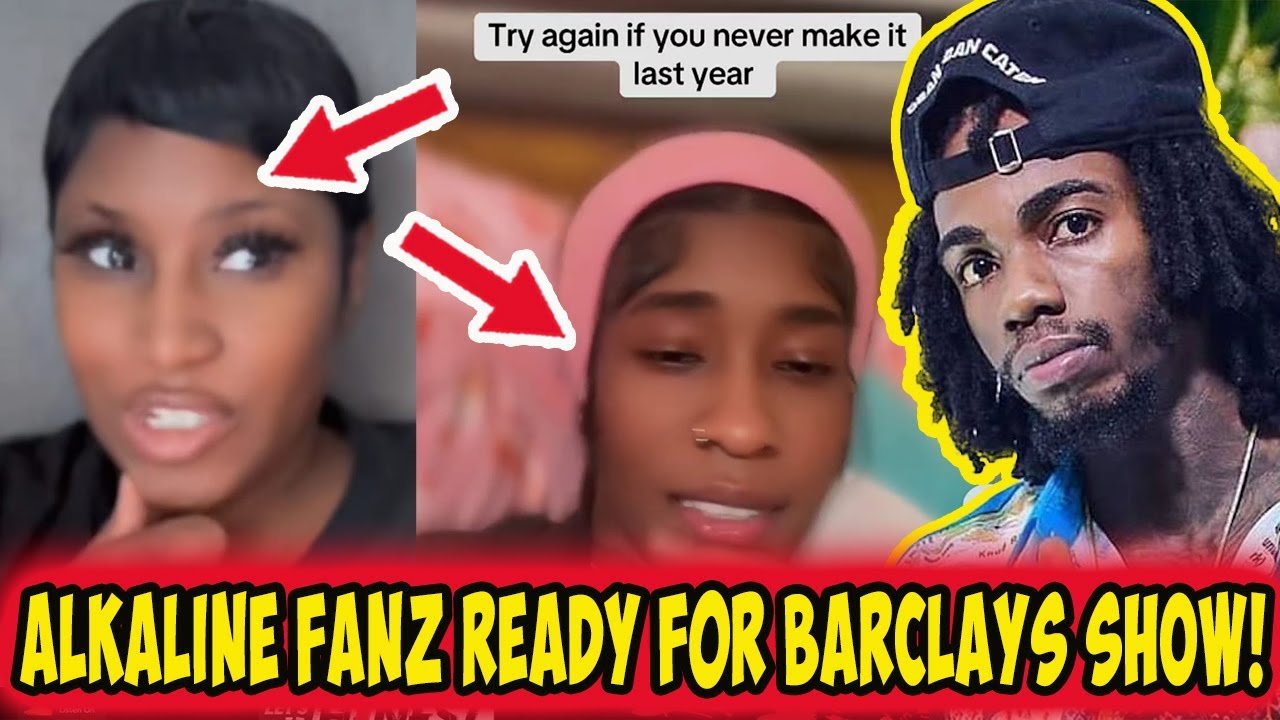 ALKALINE FEMALE FANZ CRASHING OUT BARCLAYS SHOW, SONG RUNNING PRESSURE, MAN CALLOUT ALKA FOR TALENT