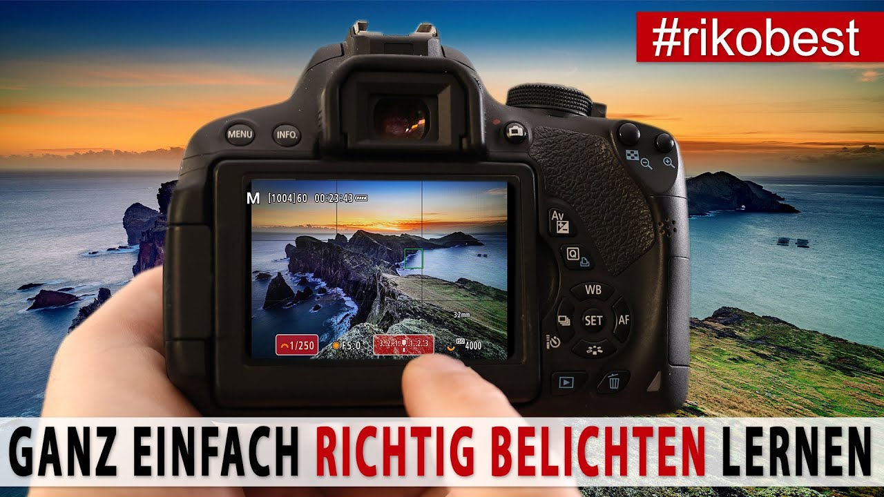 Richtig Belichten lernen beim 📷 Fotografieren, so hilft dir deine Kamera ganz einfach dabei.